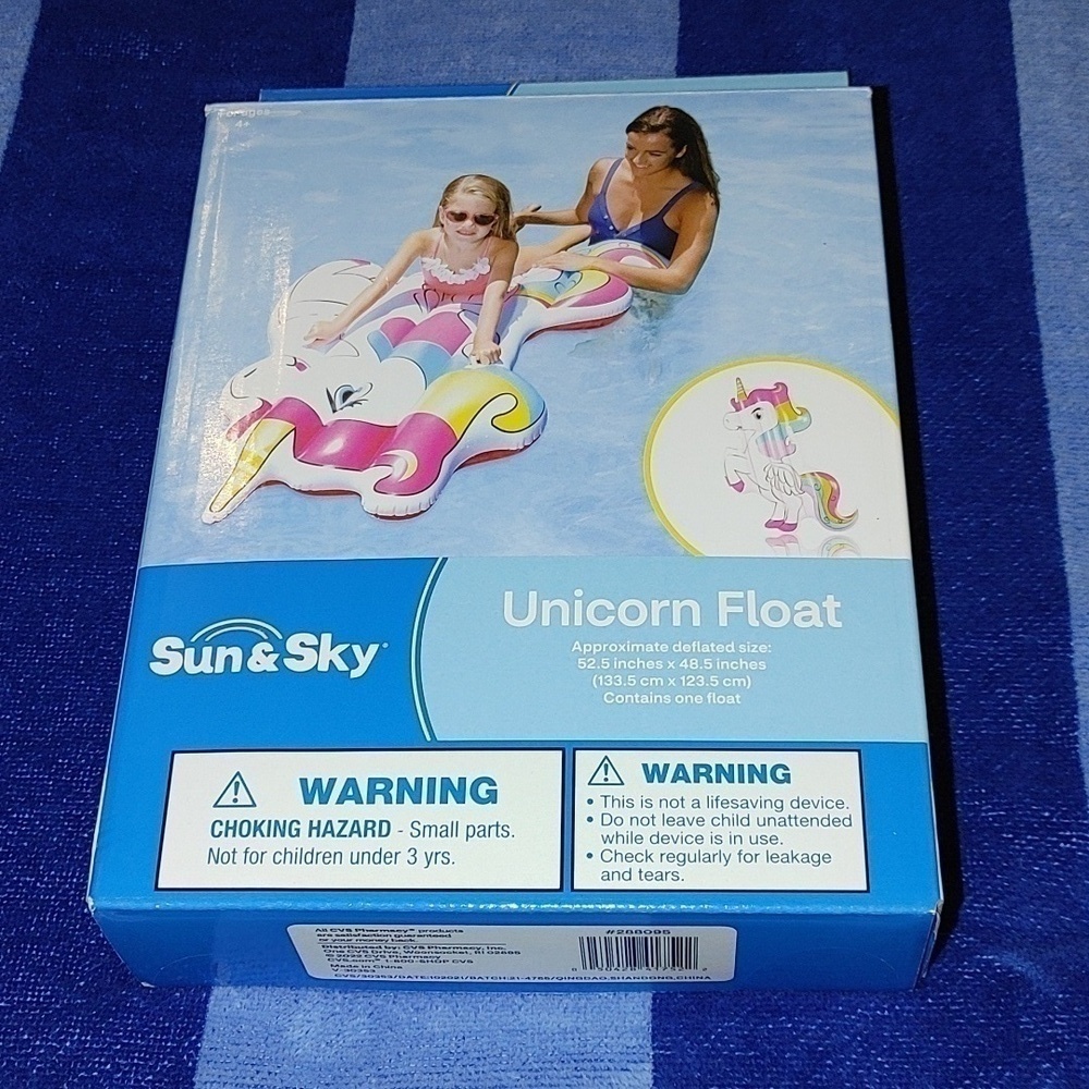 NWT Sun & Sky Unicorn Float Pool Fun